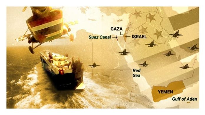 Amerika-Inggris Serang Kelompok Houthi Yaman di Laut Merah