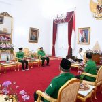 Presiden Jokowi Terima Laporan dan Undangan Hadiri Kongres XVI GP Ansor