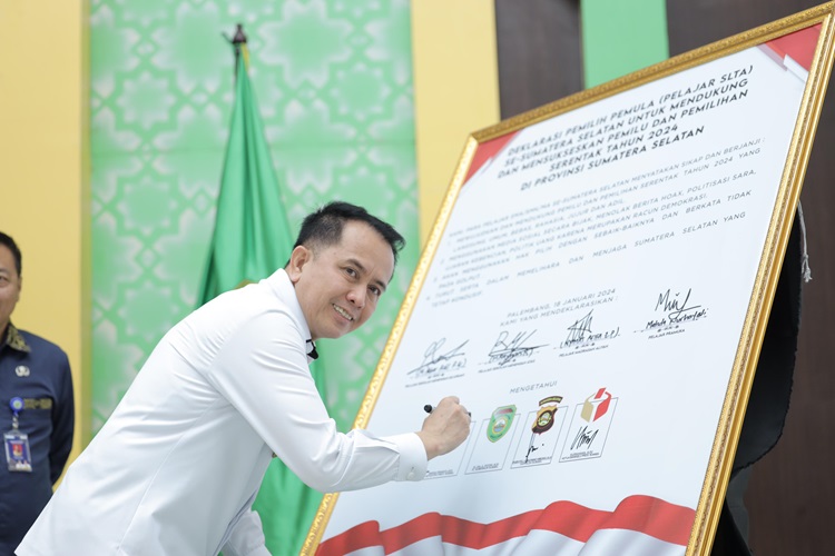 Pelajar Sumsel Pemilu