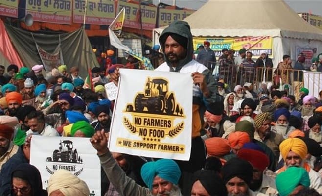 Demo Ribuan Petani India