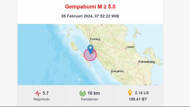 Gempa Sumbar