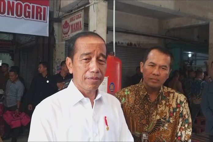 Jokowi Pasar Wonogiri
