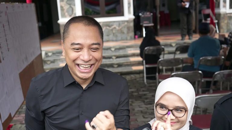 AMIN Ungguli Ganjar TPS Wali Kota Surabaya Eri Cahyadi