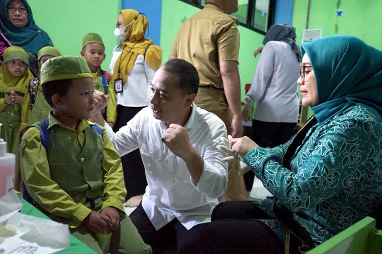 Sub PIN Polio Putaran kedua di Surabaya Melebihi Target Sasaran Hingga 105,94%