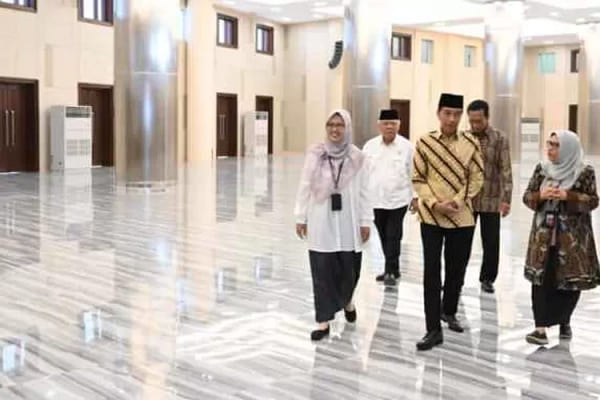 Presiden Jokowi Tinjau Masjid Walidah Dahlan