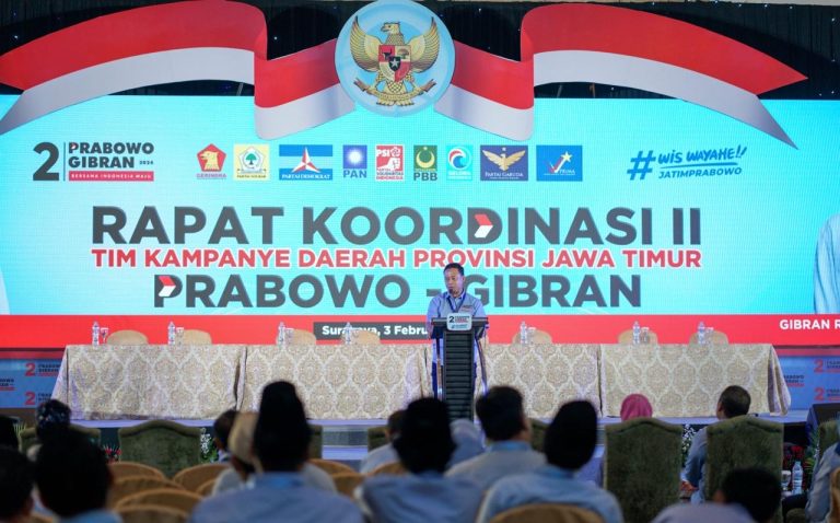 TKN Prabowo-Gibran: Jatim adalah Basis Kemenangan Sekali Putaran