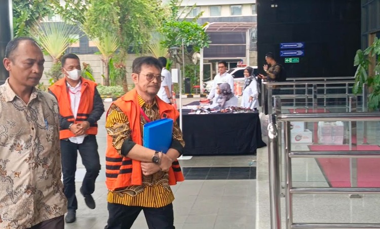 Syahrul Yasin sidang perdana