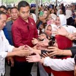 Silaturahmi dengan Nasabah PNM Mekaar, Presiden Tekankan Semangat sebagai Modal Utama Berusaha.