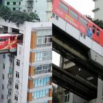 Kereta Api di China Terobos Apartemen, Solusi Inovatif di Kota Padat Penduduk
