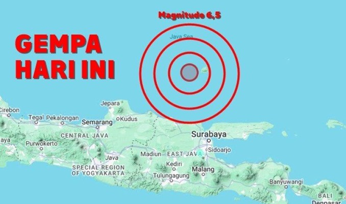 Gempa Susulan Guncang Jawa Timur
