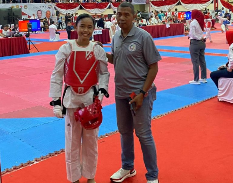 Kowal Puspenerbal Sabet Satu Emas di Kejurnas Taekwondo Kapolri Cup 2024