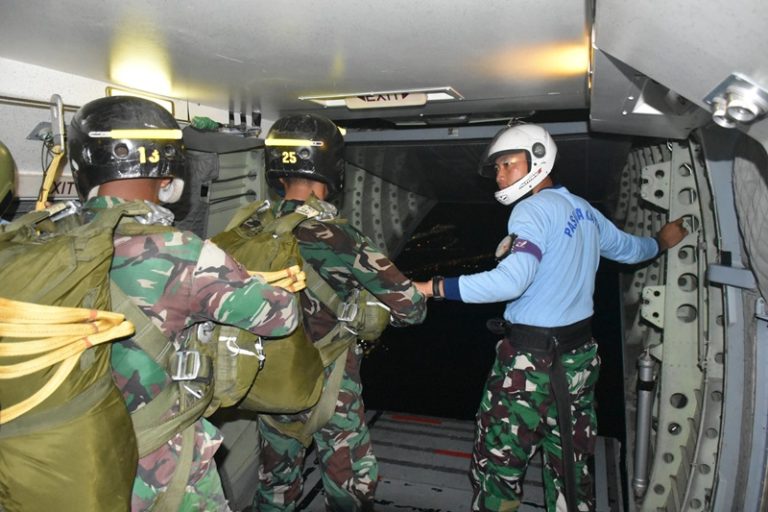 Dukung Latihan Paradasar Dikkopaska XLVII, Wing Udara 2 Siapkan Unsur Casa Skuadron Udara 600