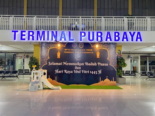 Terminal Purabaya Surabaya Punya Kejutan