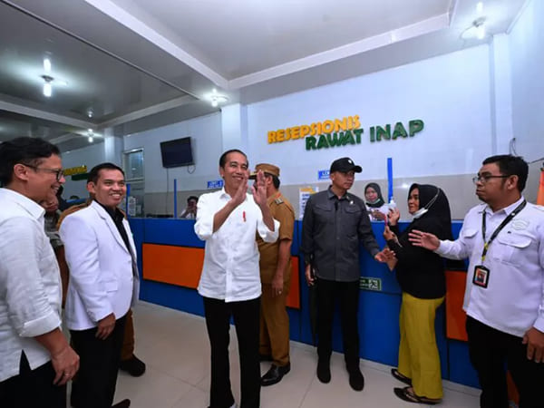 Presiden Jokowi Tinjau Fasilitas dan Layanan