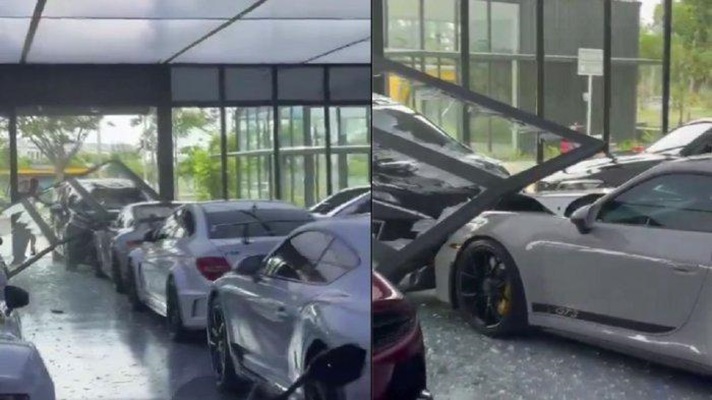 Kasus Mitsubishi Xpander Tabrak Porsche