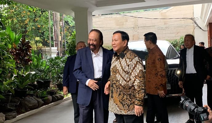 Surya Paloh Temui Prabowo