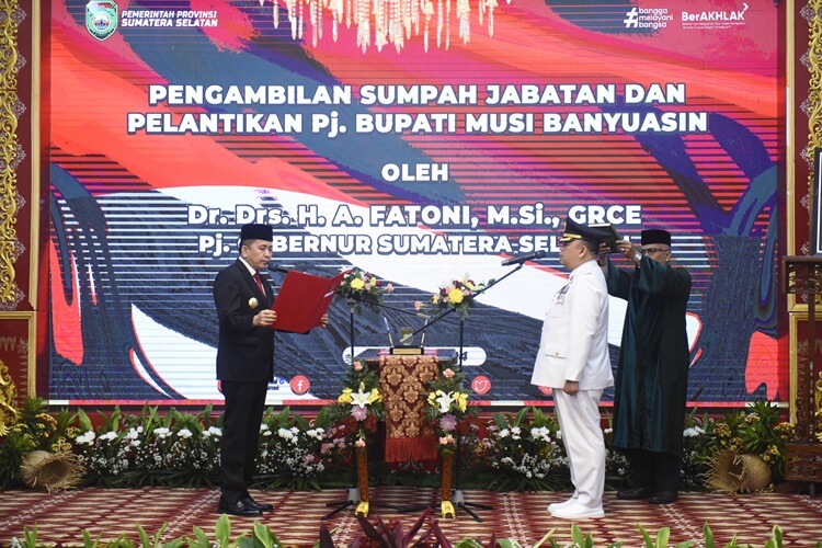 Sumsel Pj Bupati Musi Banyuasin