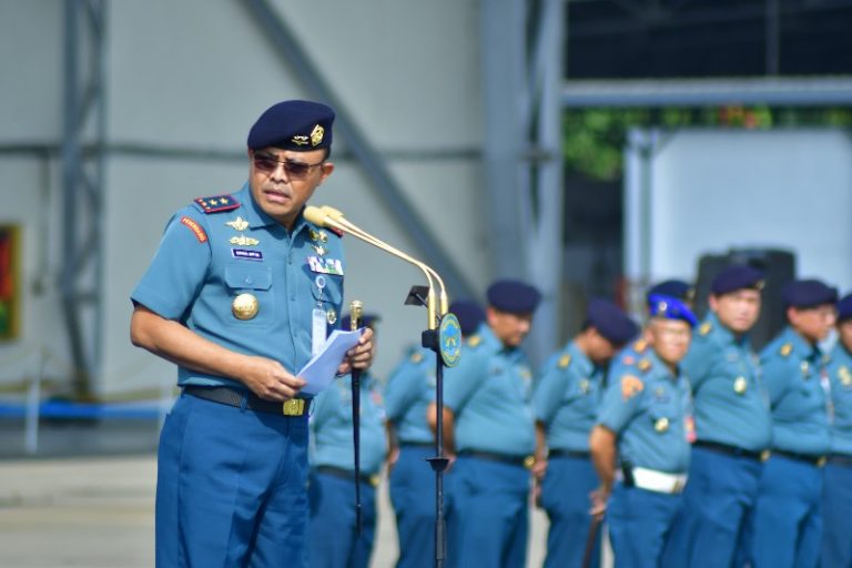 Apel Khusus Jelang Lebaran, Danpuspenerbal Ingatkan Disiplin Pelaksanaan Cuti Idul Fitri