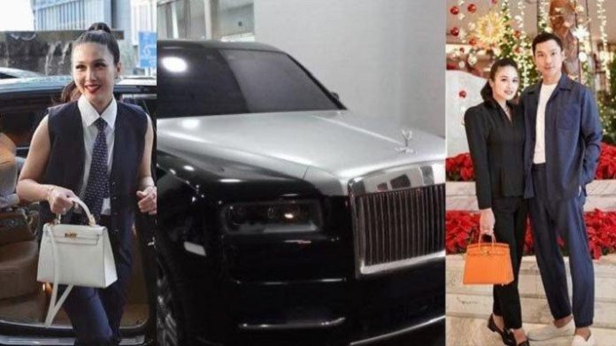 Berapa Harga Rolls Royce Ghost Milik Sandra Dewi