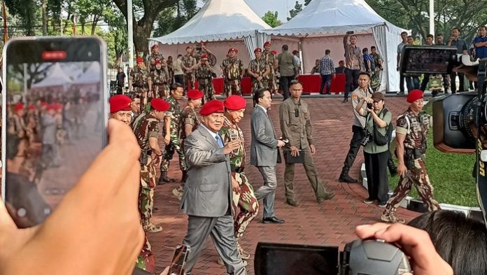 Prabowo HUT Kopassus