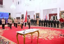 Presiden Jokowi Kukuhkan Pengurus Kwarnas