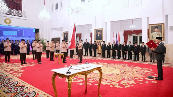 Presiden Jokowi Kukuhkan Pengurus Kwarnas