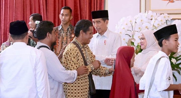 Momen Kebersamaan Presiden Jokowi