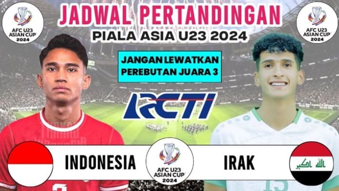 Jadwal Timnas Indonesia U-23 vs Irak