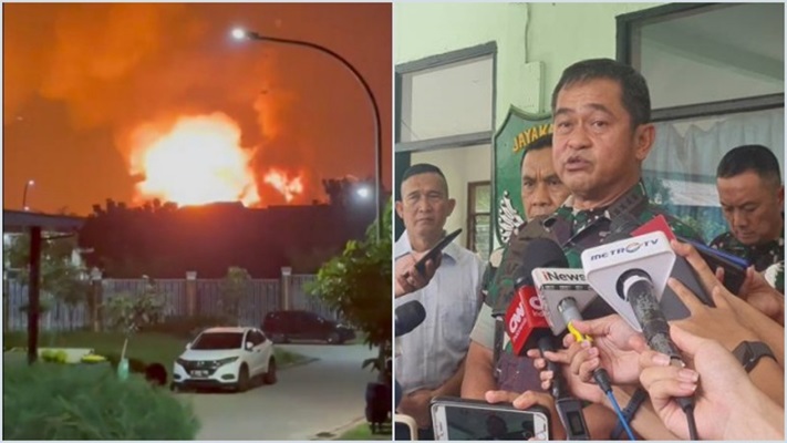 Insiden Ledakan Gudang Amunisi KSAD Janji