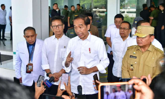 Presiden Jokowi Tinjau BLUD RS Konawe