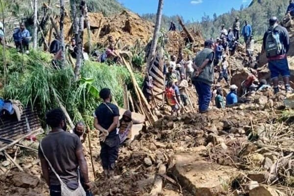Papua Nugini Dilanda Tanah Longsor Dashyat