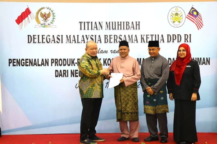 Terima Delegasi dari Trengganu, Ketua DPD RI Dorong Strategi Ekonomi Pengembangan Wilayah Indonesia-Malaysia