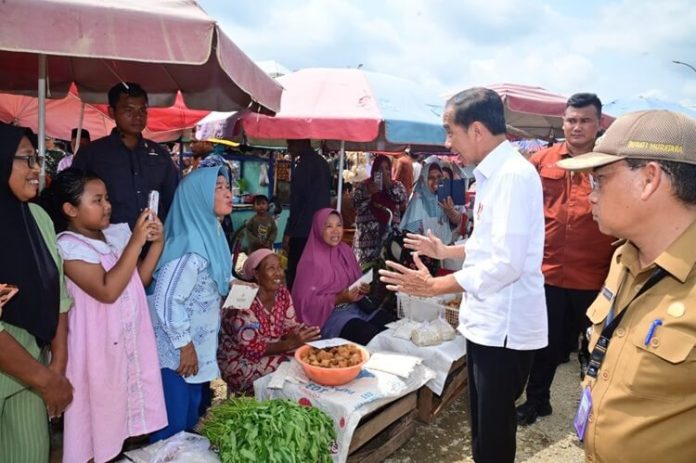 Jokowi Pasar Lawang Agung