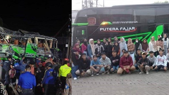 Kecelakaan Bus Siswa SMK Subang