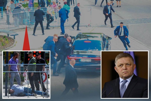 PM Slovakia Robert Fico Ditembak
