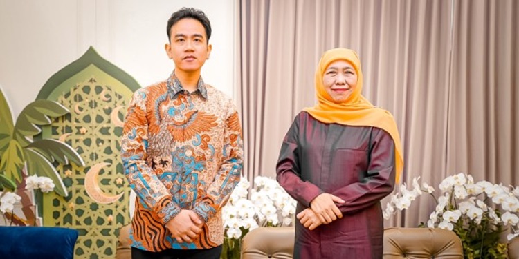 Gibran Silaturahmi Khofifah