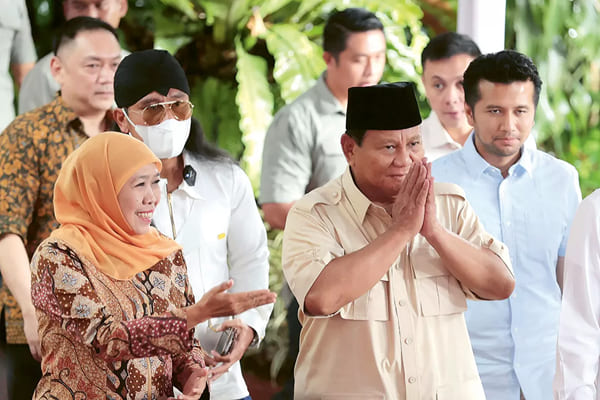 Prabowo Terima Khofifah dan Emil