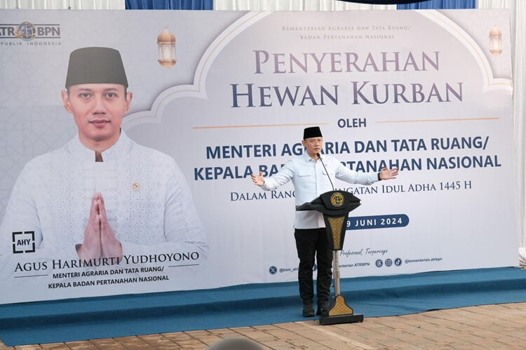 Menteri AHY Iduladha