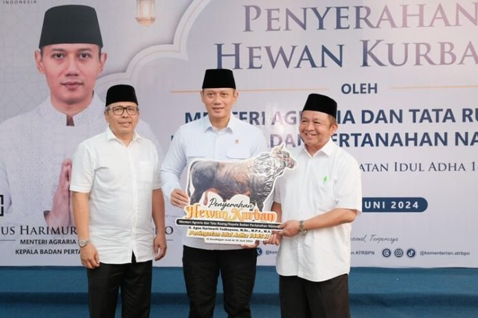 Menteri AHY Iduladha
