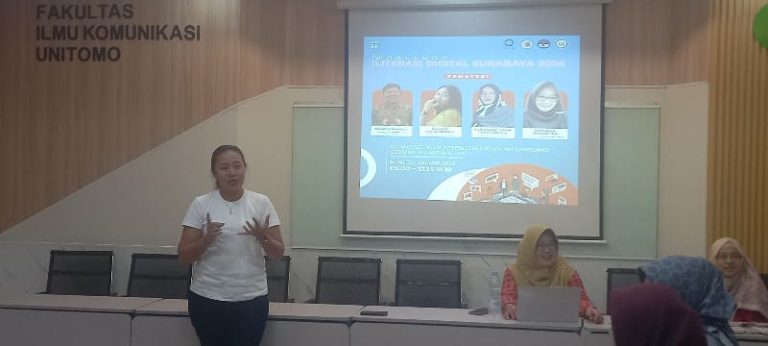 Pelatihan “Melawan Hoaks dengan Kreativitas dan Kolaborasi” oleh FIKOM Unitomo dan Japelidi