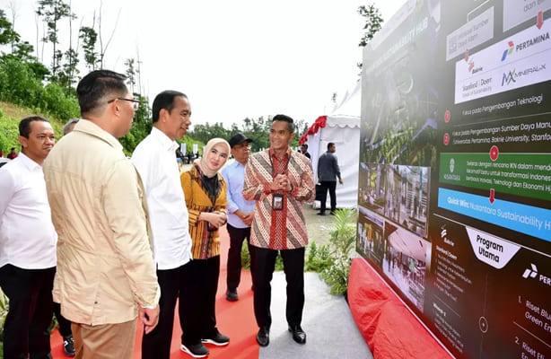 Presiden Jokowi Groundbreaking Nusantara Sustainability Hub
