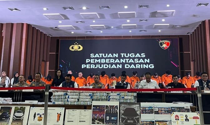 Polri Ungkap Kasus Judi Online
