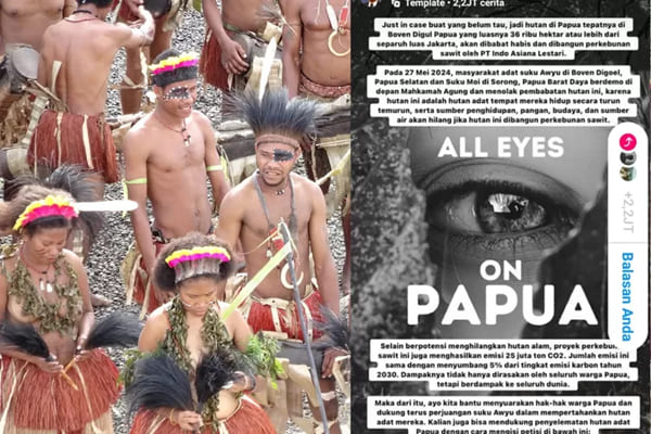 All Eyes on Papua Ramai di Medsos