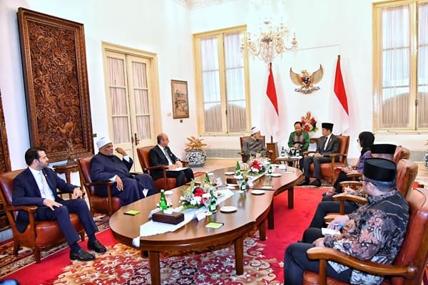 Presiden Jokowi Sambut Kunjungan Grand Syekh Al Azhar