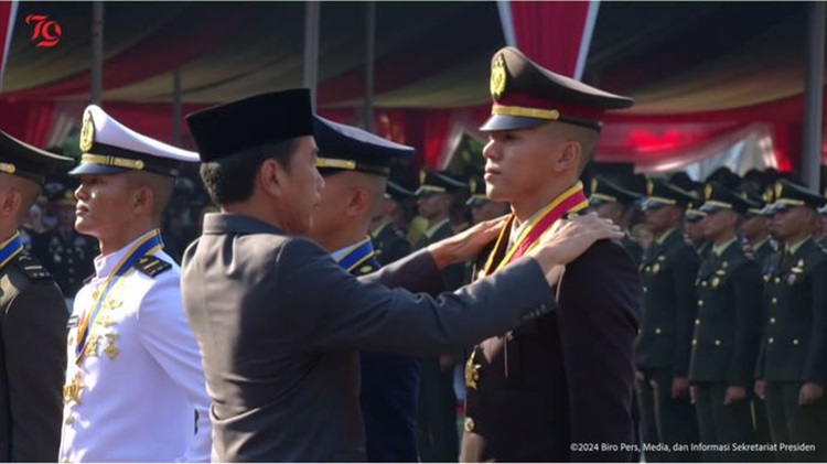 Jokowi Perwira TNI Polri