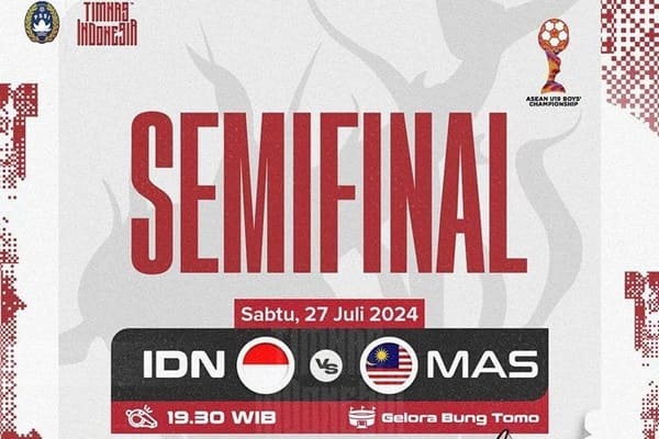 Link Streaming Timnas Indonesia U-19 vs Malaysia