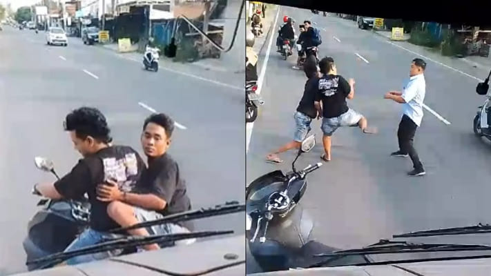Viral Pemuda Mabuk Dihajar Warga