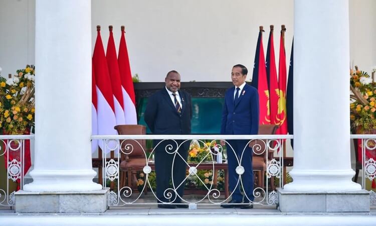 Jokowi PM Papua Nugini