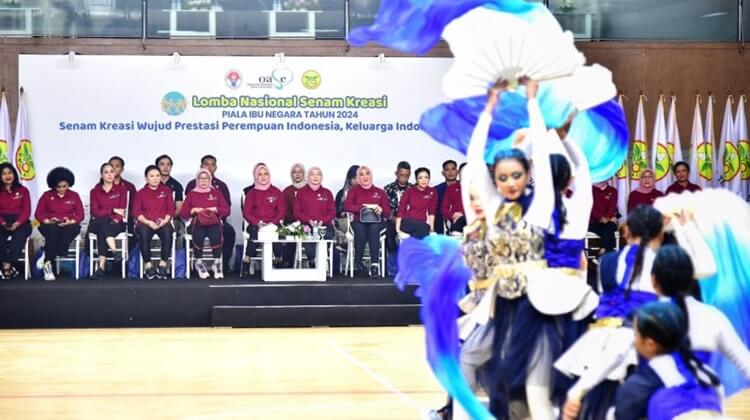 Senam Kreasi Piala Ibu Negara 2024