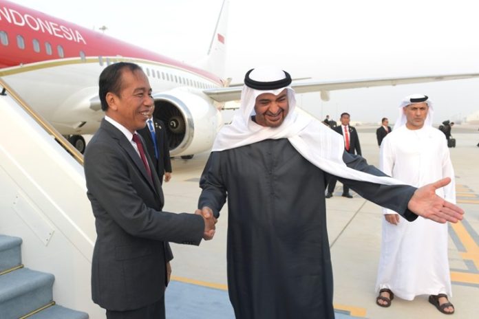 Jokowi tiba Abu Dhabi